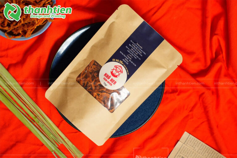 Thiết kế túi đựng khô heo