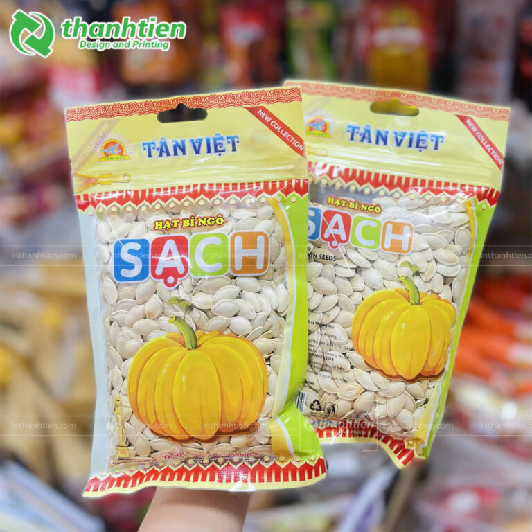 Túi 3 biên đựng hạt bí