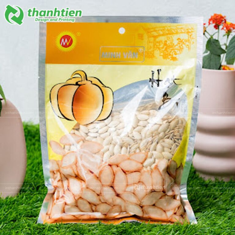 Túi đáy đứng đựng hạt bí