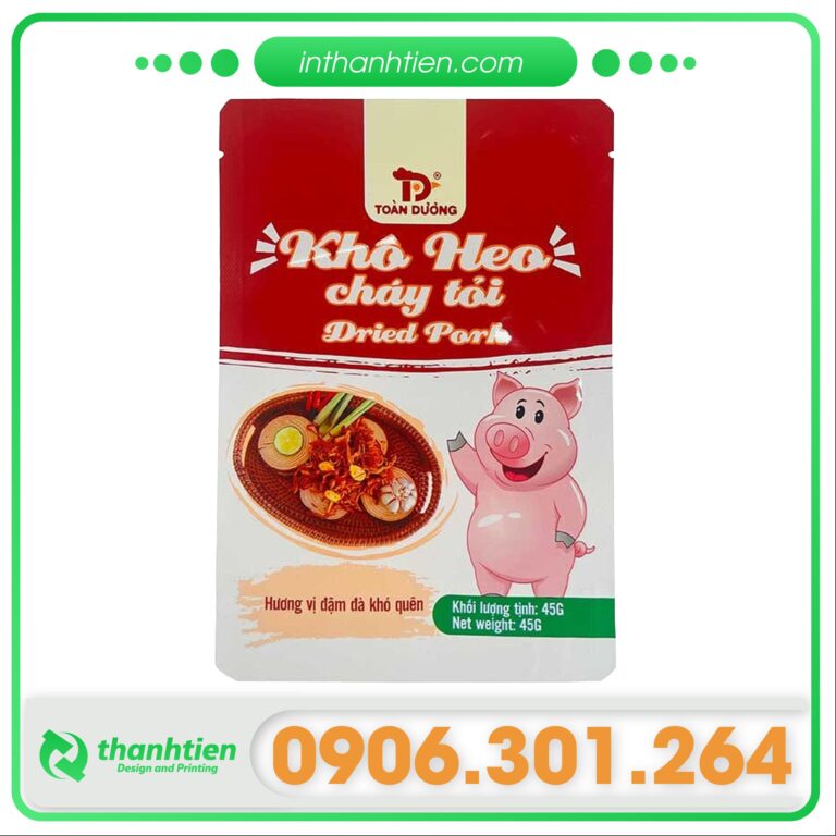 Túi đựng khô heo