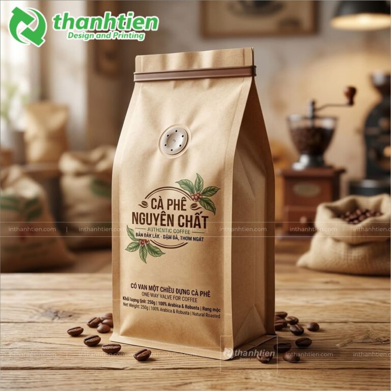 Túi giấy màng nhôm có van một chiều