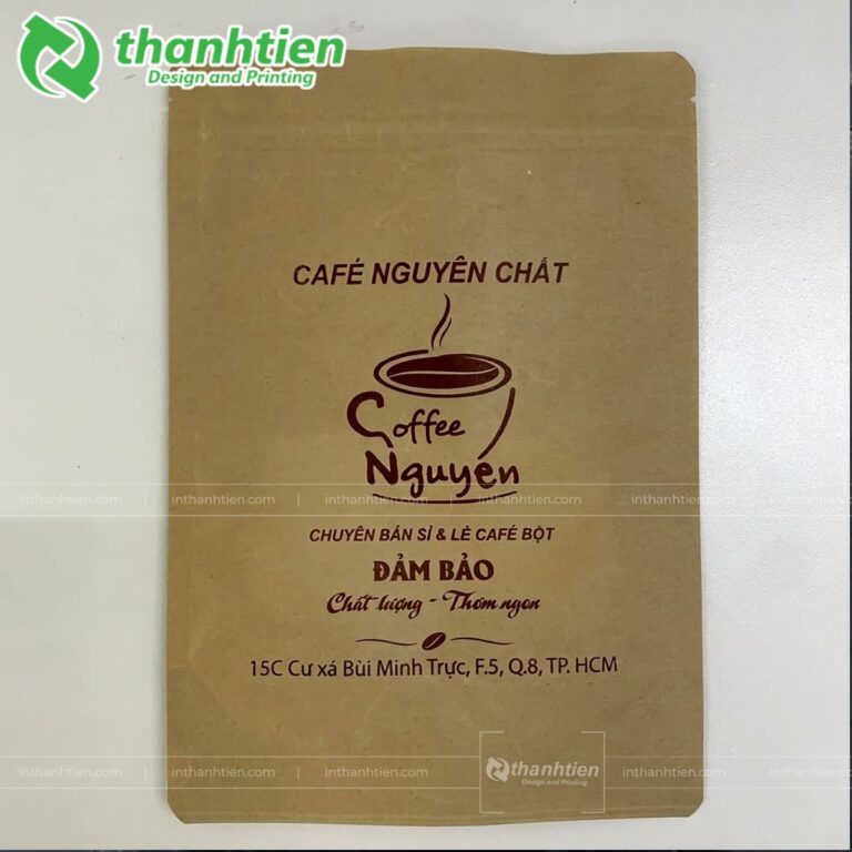 Túi giấy màng nhôm đựng cà phê