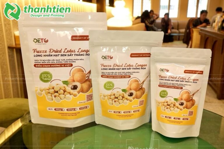 Túi màng ghép phức hợp đựng hạt sen