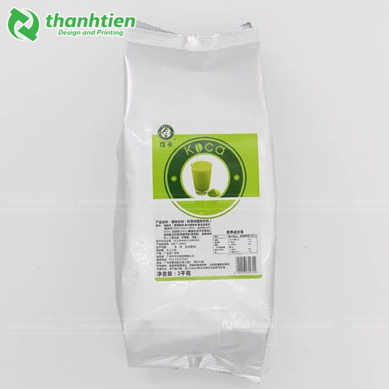 Túi nhôm đựng bột matcha