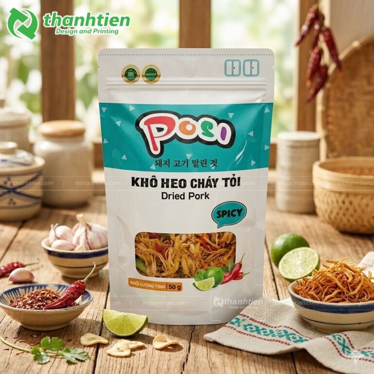 Túi zip đựng khô heo