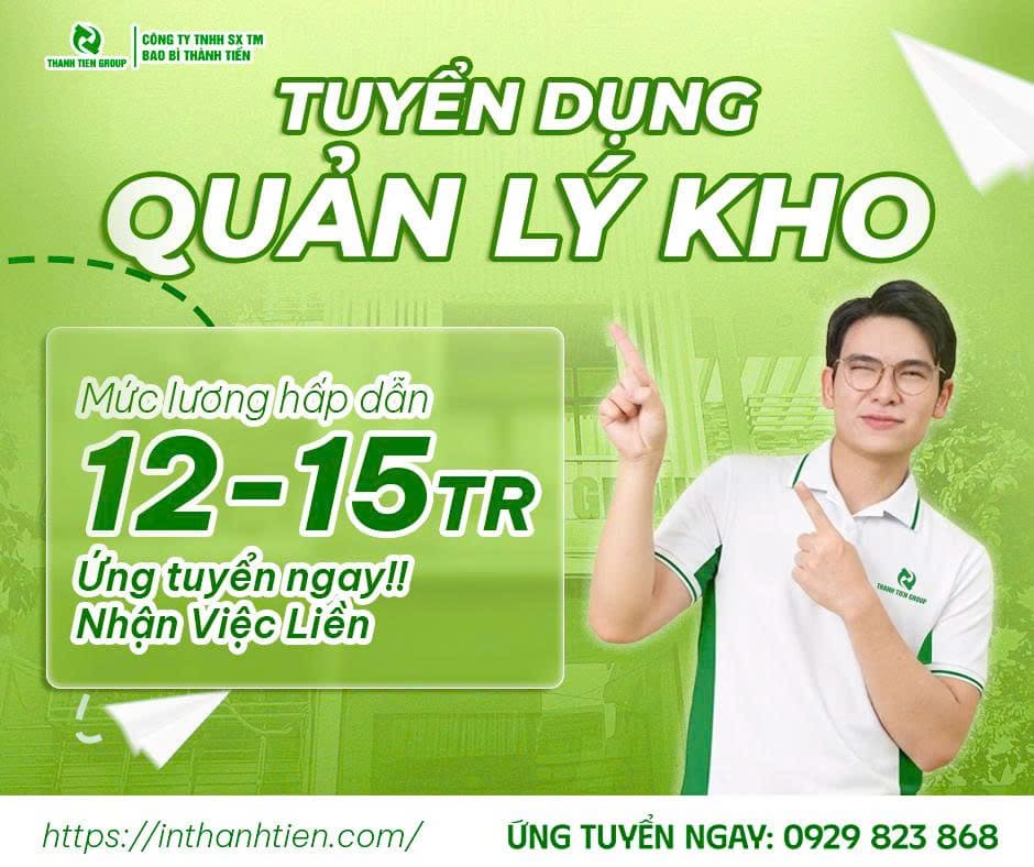 Tuyển dụng nhân viên quản lý kho