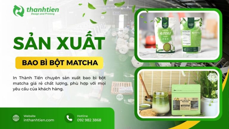 Xưởng bao bì bột matcha