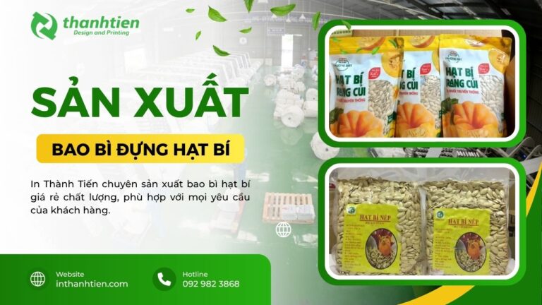 Xưởng bao bì hạt bí TPHCM