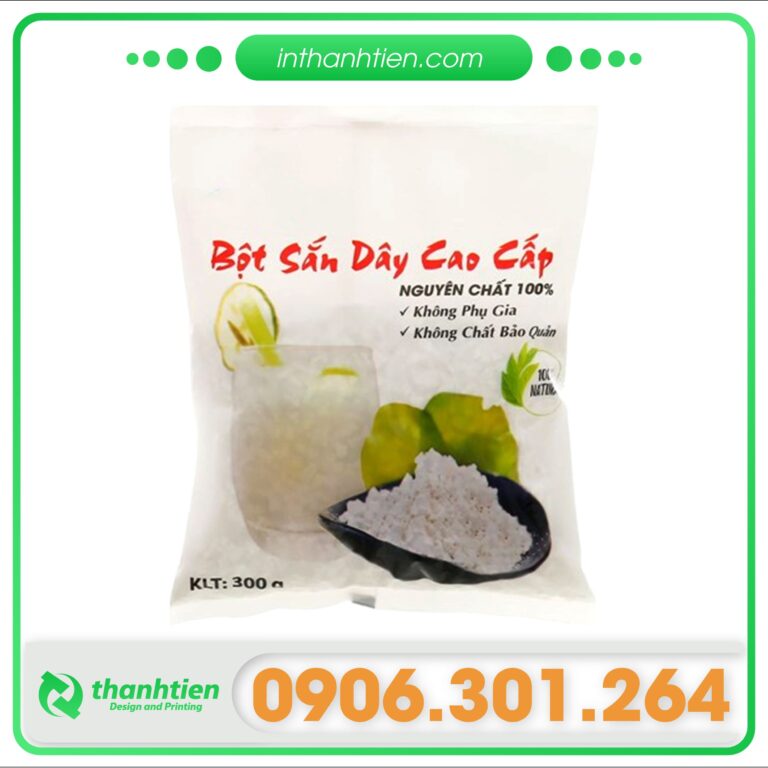 Bao bì bột sắn dây