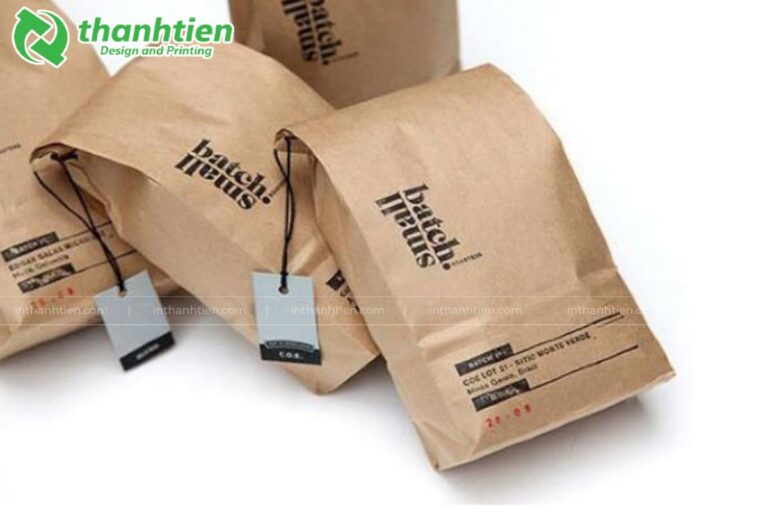 Bao bì giấy kraft đựng bột sắn dây