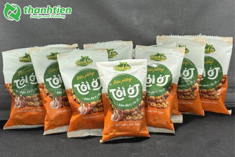 In bao bì đựng đậu phộng