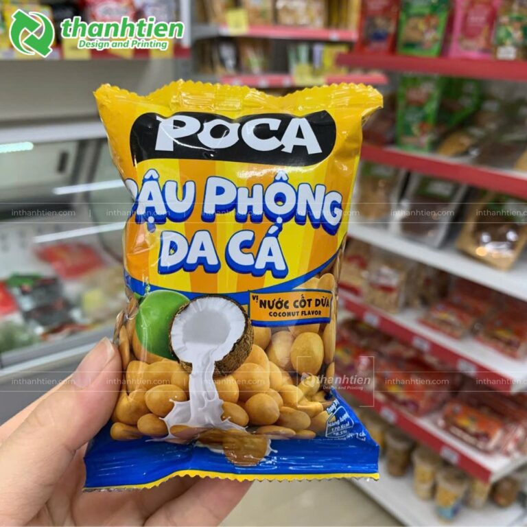 In túi đựng đậu phộng 