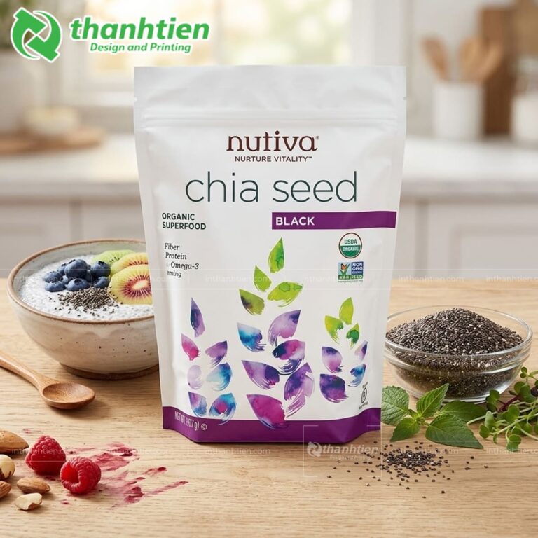 In túi đựng hạt chia