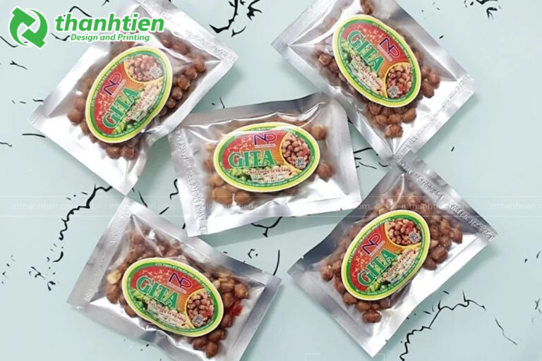 Mẫu bao bì đựng đậu phộng đẹp