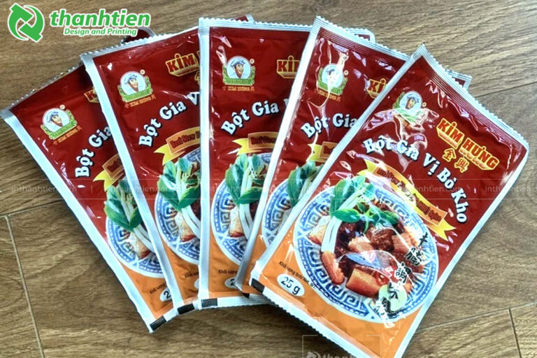 Mẫu bao bì đựng gia vị đẹp