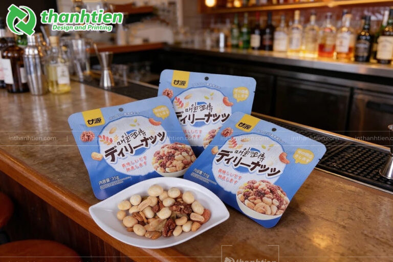 Mẫu bao bì hạt dinh dưỡng in đẹp