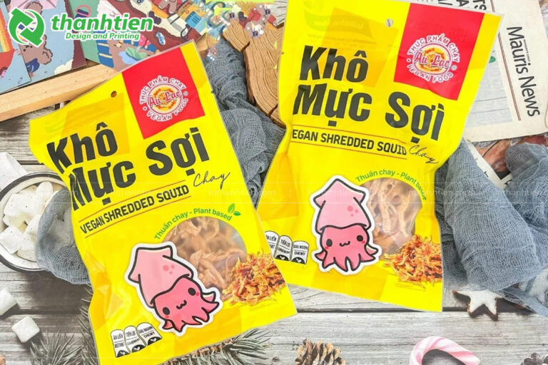 Mẫu bao bì khô mực