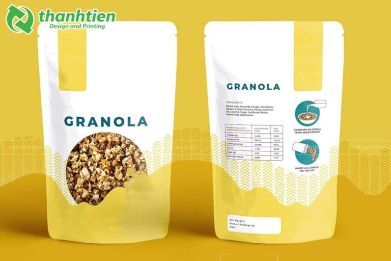 Thiết kế bao bì hạt dinh dưỡng đẹp