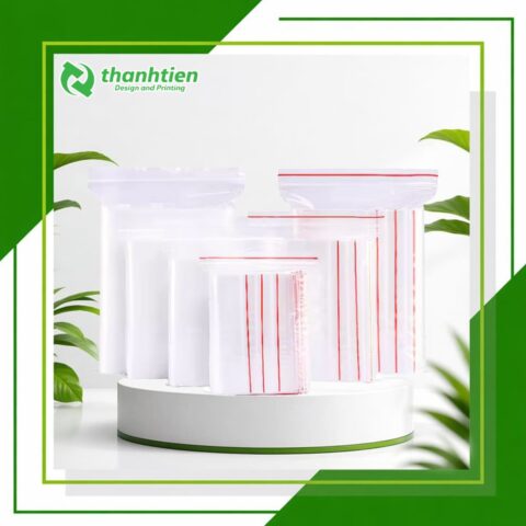 Thumnail túi zip chỉ đỏ