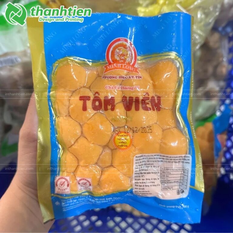 Túi 3 biên đựng tôm viên