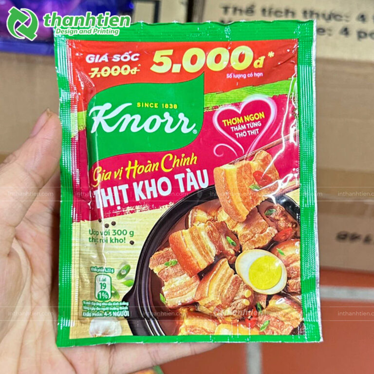 Túi đựng hạt nêm knorr
