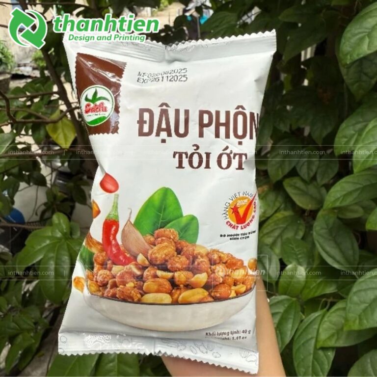 Túi hàn lưng đựng đậu phộng
