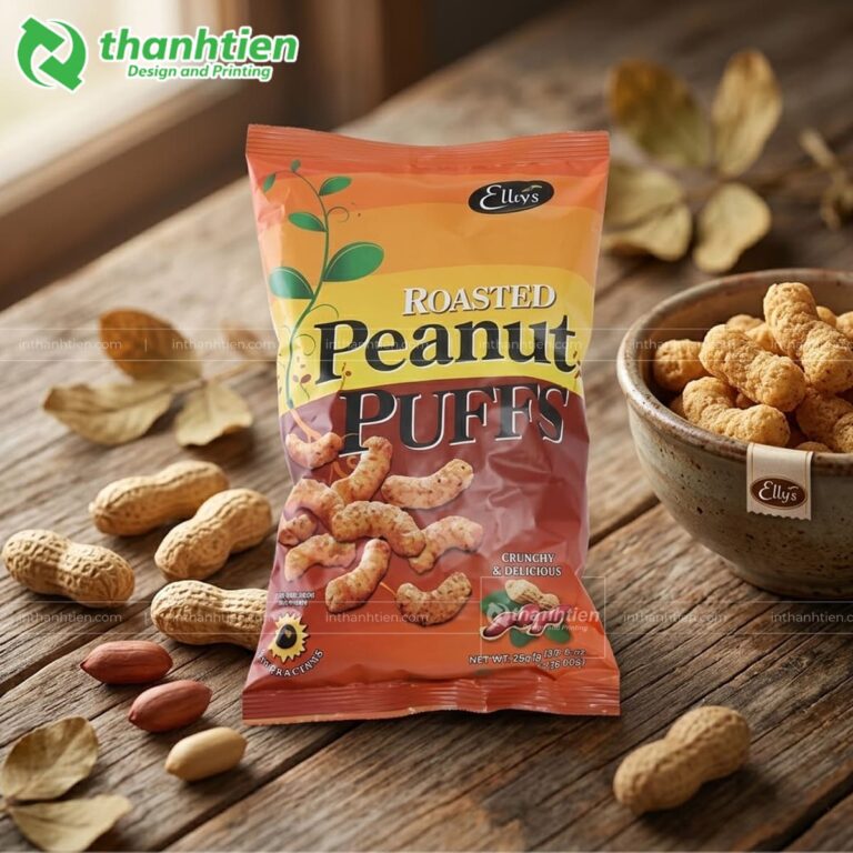 Túi hàn lưng giữa đựng đậu phộng