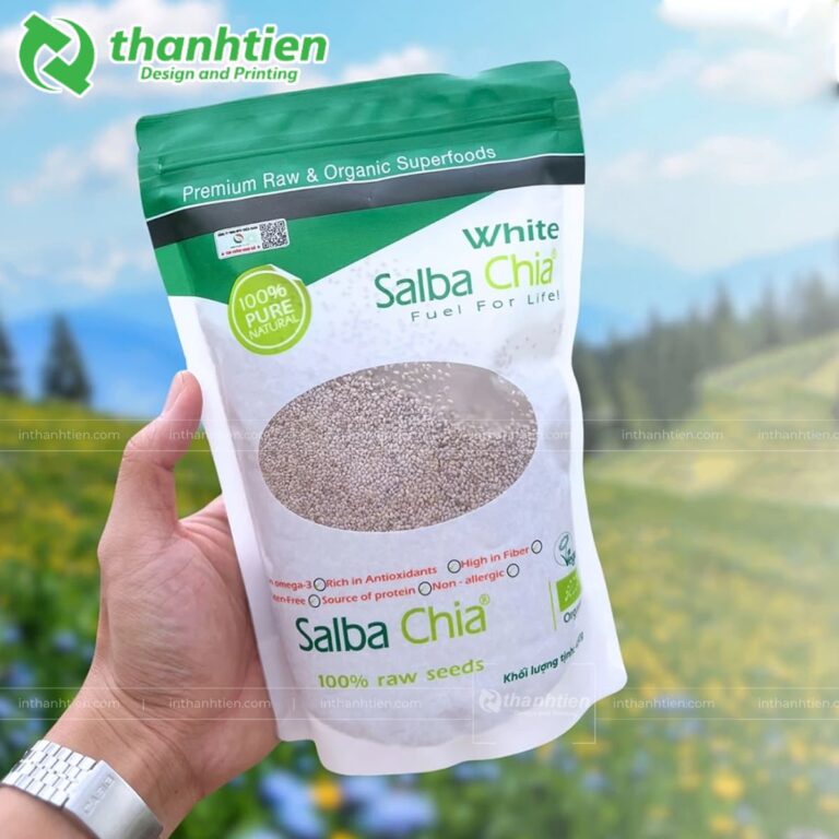 Túi màng ghép đựng hạt chia