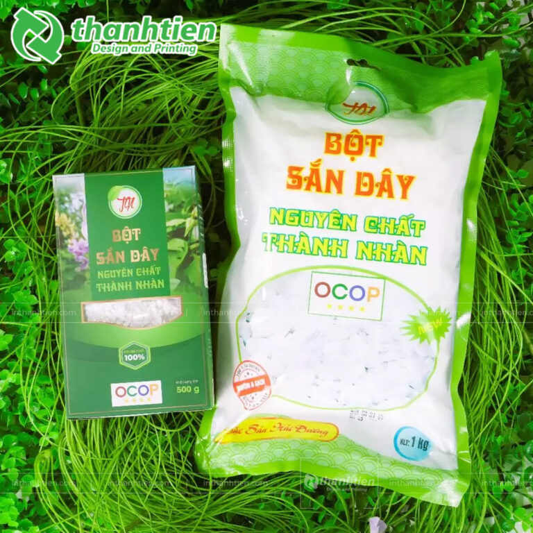 Túi màng phức hợp đựng bột sắn dây