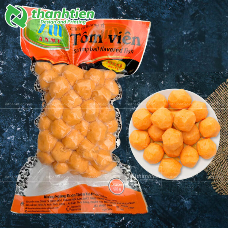 Túi PA đựng tôm viên