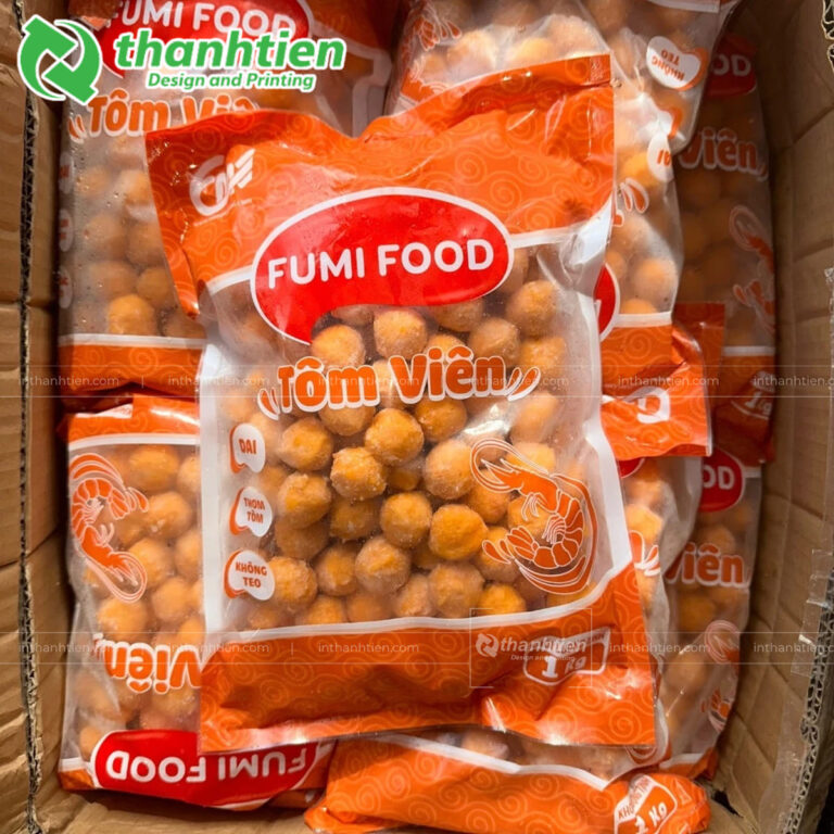 Túi PA/PE đựng tôm viên