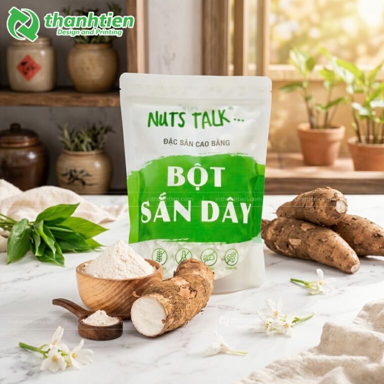 Túi zip đựng bột sắn dây