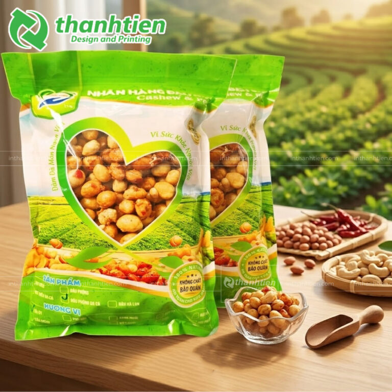 Túi zip đựng đậu phộng