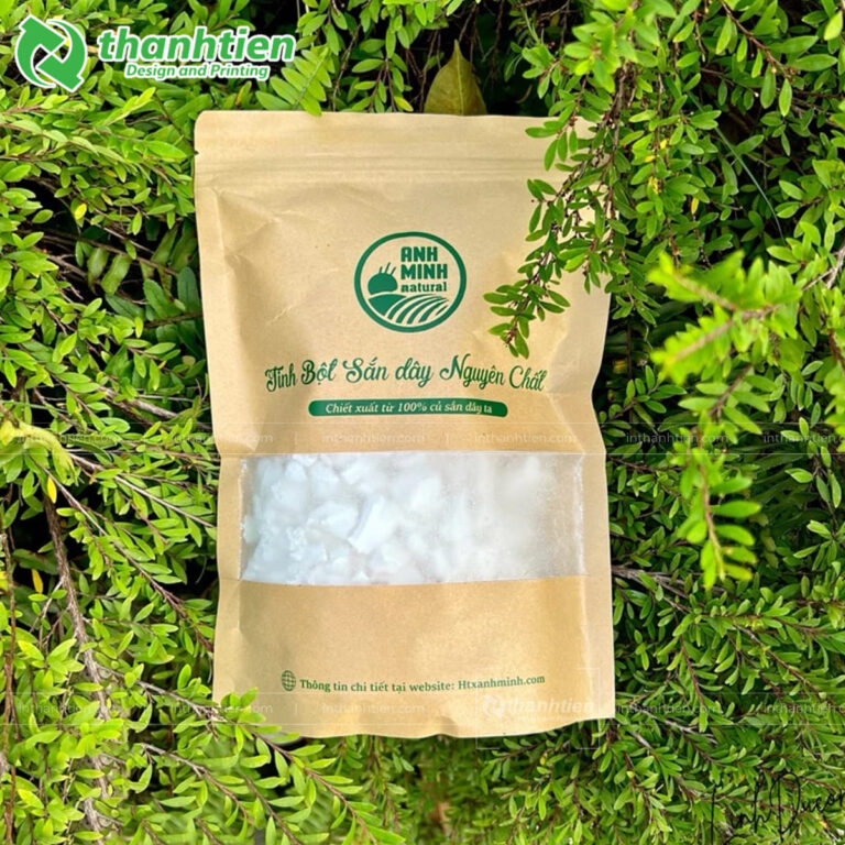 Túi zip giấy đựng bột sắn dây