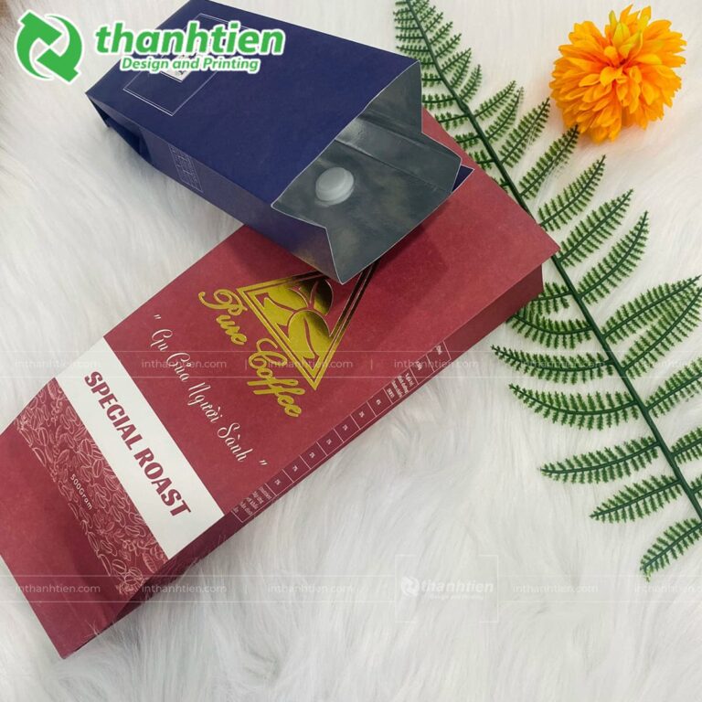 Bao bì 4 cạnh có van 1 chiều