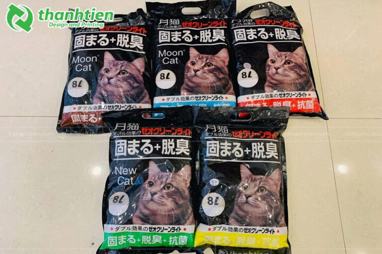 In bao bì cát mèo chất lượng