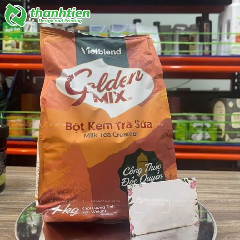 Túi hàn lưng đựng bột kem