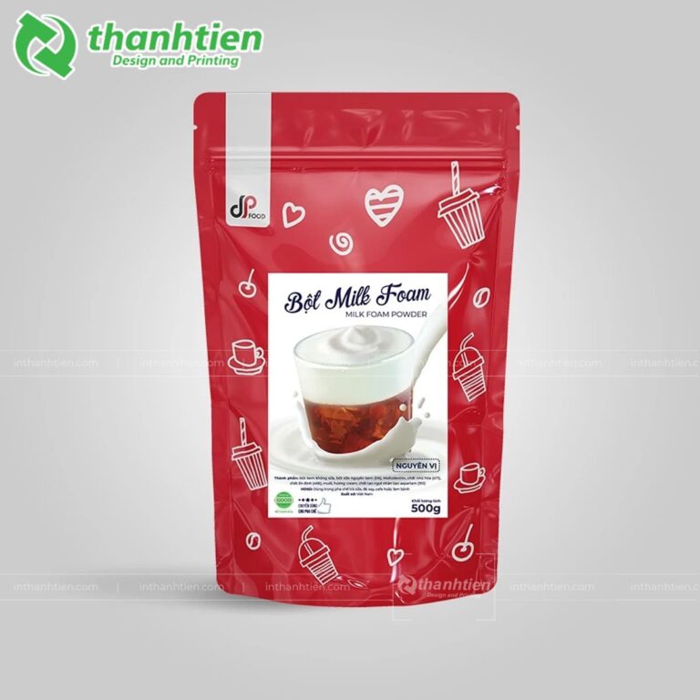 Túi zip đựng bột làm kem