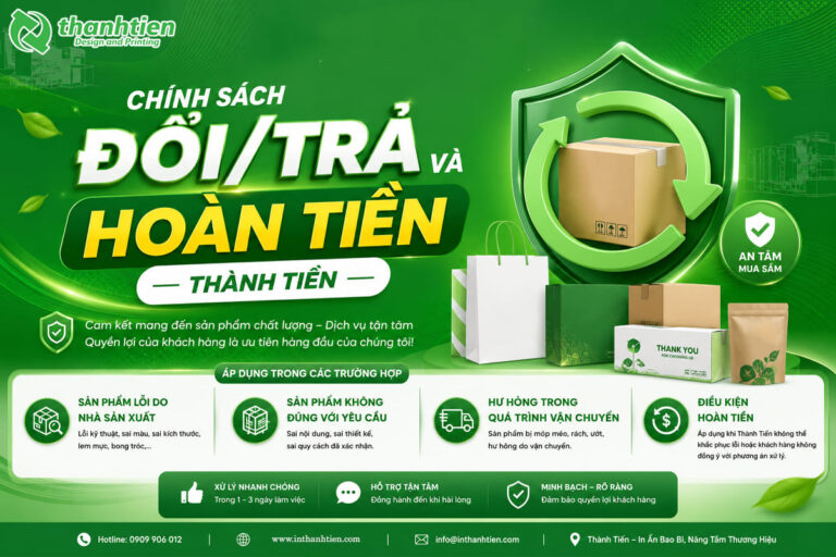 Chính sách hoàn tiền đổi trả