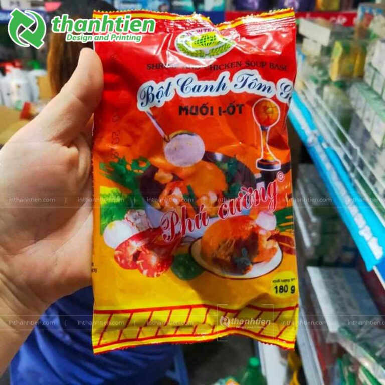 Túi hàn lưng đựng bột canh