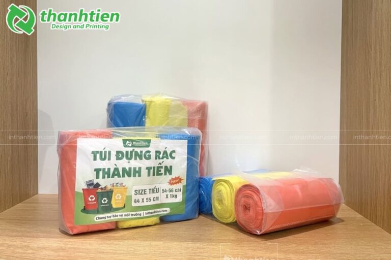 bao rác cuộn nhiều màu