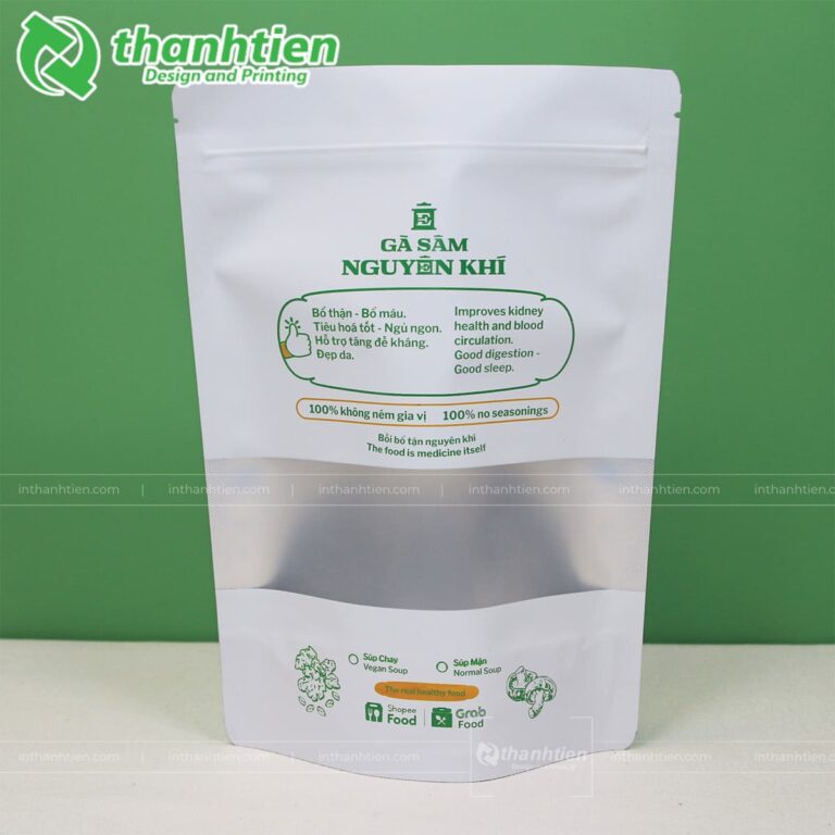 Túi zipper ghép đựng gà sâm